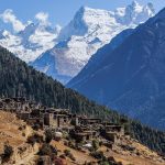 Trek Day 4 Snow mountain Views on way from Pisang to Manang|Annapurna Circuit trek